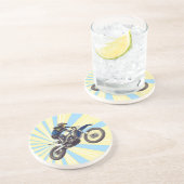 Motocross Zandsteen Onderzetter (Zijkant)