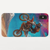 Motocrossracer op berghelling Case-Mate iPhone case (Achterkant (horizontaal))