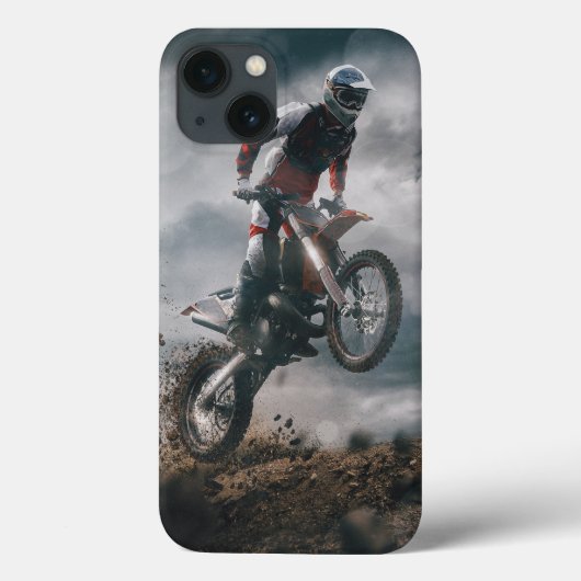 Motocrossrijder Case-Mate iPhone Case (Achterkant)