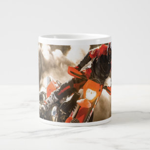 Motocrossrijder Grote Koffiekop