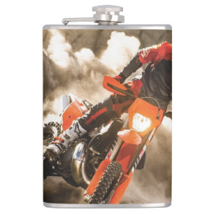 Motocrossrijder Heupfles