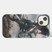 Motocrossrijder iPhone Hoesje (Achterkant horizontaal)