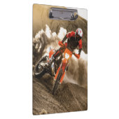 Motocrossrijder Klembord (Rechts)