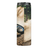 Motocrossrijder kussensloop thermosbeker (Achterkant)