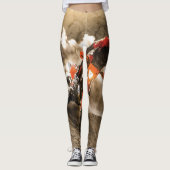 Motocrossrijder Leggings (Voorkant)