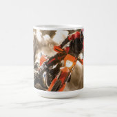 Motocrossrijder Magische Mok (Midden)