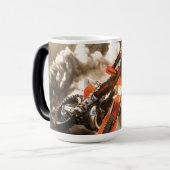 Motocrossrijder Magische Mok (Voorkant links)