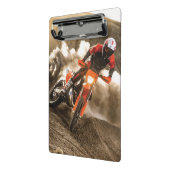 Motocrossrijder Mini Klembord (Angled2)