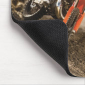 Motocrossrijder Muismat (Hoek)