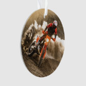 Motocrossrijder Ornament (voorkant)