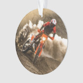 Motocrossrijder Ornament (voorkant)