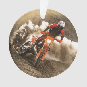 Motocrossrijder Ornament
