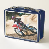 Motocrossrijder werkkussen (Achterkant)