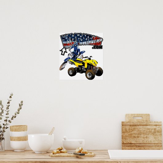 MotocrossTracks Print (Keuken)