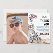 Motocycle Birthday Foto: bedankt! Bedankkaart (Voorkant)