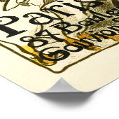 MOTOCYCLI COMIOT Paris Bicycle Theophile Steinlen Poster (Hoek)