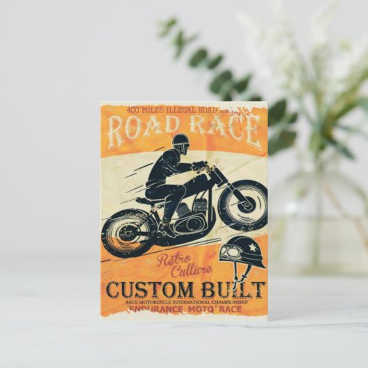 MOTOFANTEN BRIEFKAART (Staand voorkant)