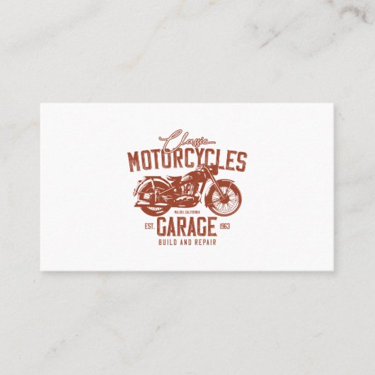 motofietgarage visitekaartje (Voorkant)