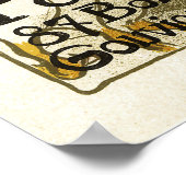 Motofietsen Comiot  Frans Adverteren Poster (Hoek)