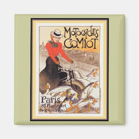 Motofietsen Comiot Magneet (Voorkant)