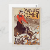 Motofietsen Comiot - Parijs Briefkaart (Voorkant / Achterkant)