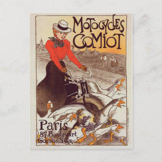 Motofietsen Comiot - Parijs Briefkaart