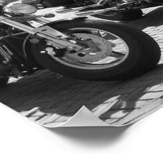 Motofietsen Poster (Hoek)