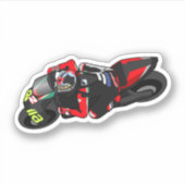 MotoGP Aprilia Sticker (Voorkant)