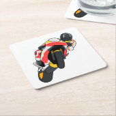 MotoGP Honda simple style Kartonnen Onderzetters (Schuin)