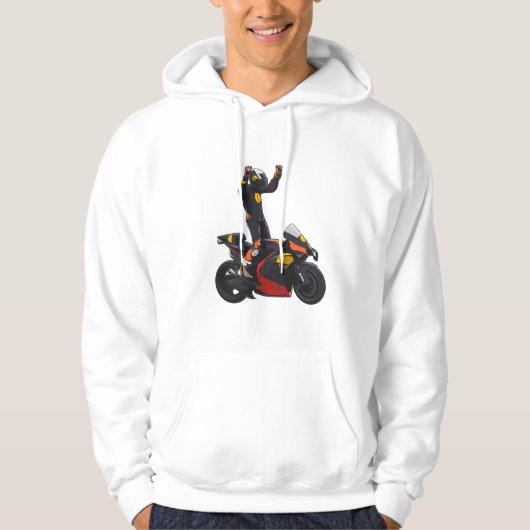 MotoGP KTM realistic style Hoodie (Voorkant)