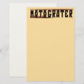 MOTOGRATER Briefpapier (Voorkant / Achterkant)