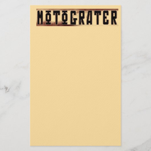 MOTOGRATER Briefpapier (Voorkant)