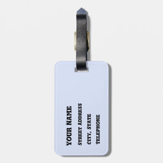 Motogross Bagagelabel (Achterkant verticaal)