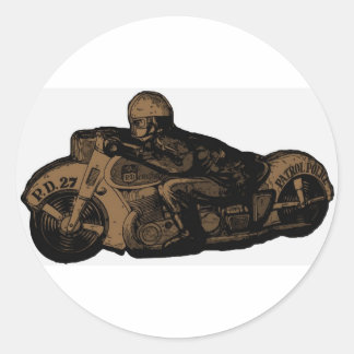 motoman ronde sticker