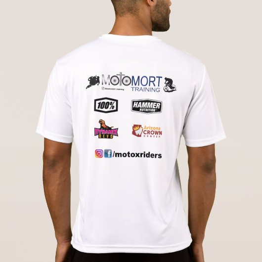 MotoMort Training Enduro Team Performance T-Shirt (Achterkant)