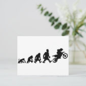 motoproces enduro briefkaart (Staand voorkant)