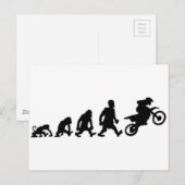 motoproces enduro briefkaart (Voorkant / Achterkant)