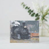 Motor 480 Durango-trein Briefkaart (Staand voorkant)
