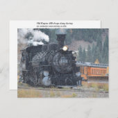 Motor 480 Durango-trein Briefkaart (Voorkant / Achterkant)