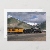 Motor 480 pulls Tourist Train Silverton, CO Briefkaart (Voorkant / Achterkant)