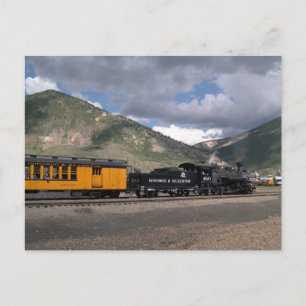 Motor 480 pulls Tourist Train Silverton, CO Briefkaart