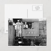 Motor 5427  locomotiefmotor briefkaart (Voorkant / Achterkant)