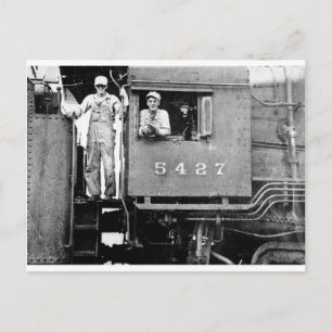 Motor 5427  locomotiefmotor briefkaart