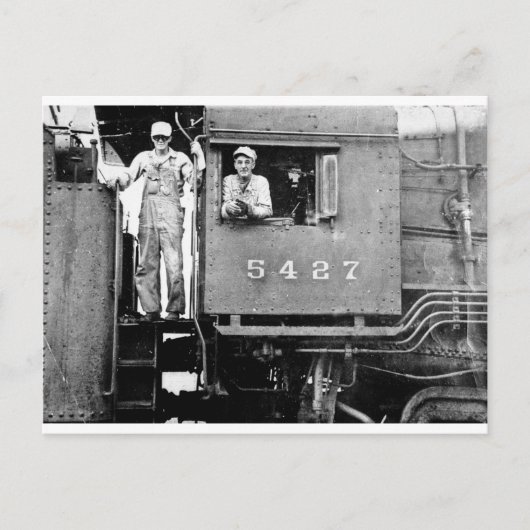 Motor 5427  locomotiefmotor briefkaart (Voorkant)