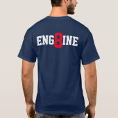 Motor 8 Basic T (zware mengkatoen) T-shirt (Achterkant)