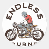 Motor (99) ronde sticker (Voorkant)