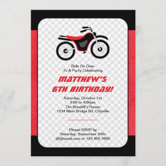 Motor Bike Birthday Kaart