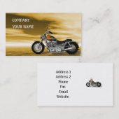 Motor Bike Visitekaartje (Voorkant / Achterkant)