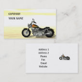 Motor Bike Visitekaartje (Voorkant / Achterkant)