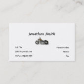 Motor Bike Visitekaartje (Achterkant)